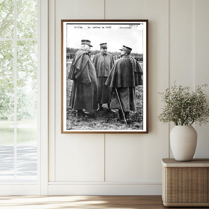 Historic Joffre / De Langle De Cary / Guillaumat Print, Vintage Art
