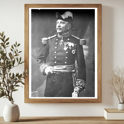 Historic Gen. De Maud ' Huy Print, Vintage Art