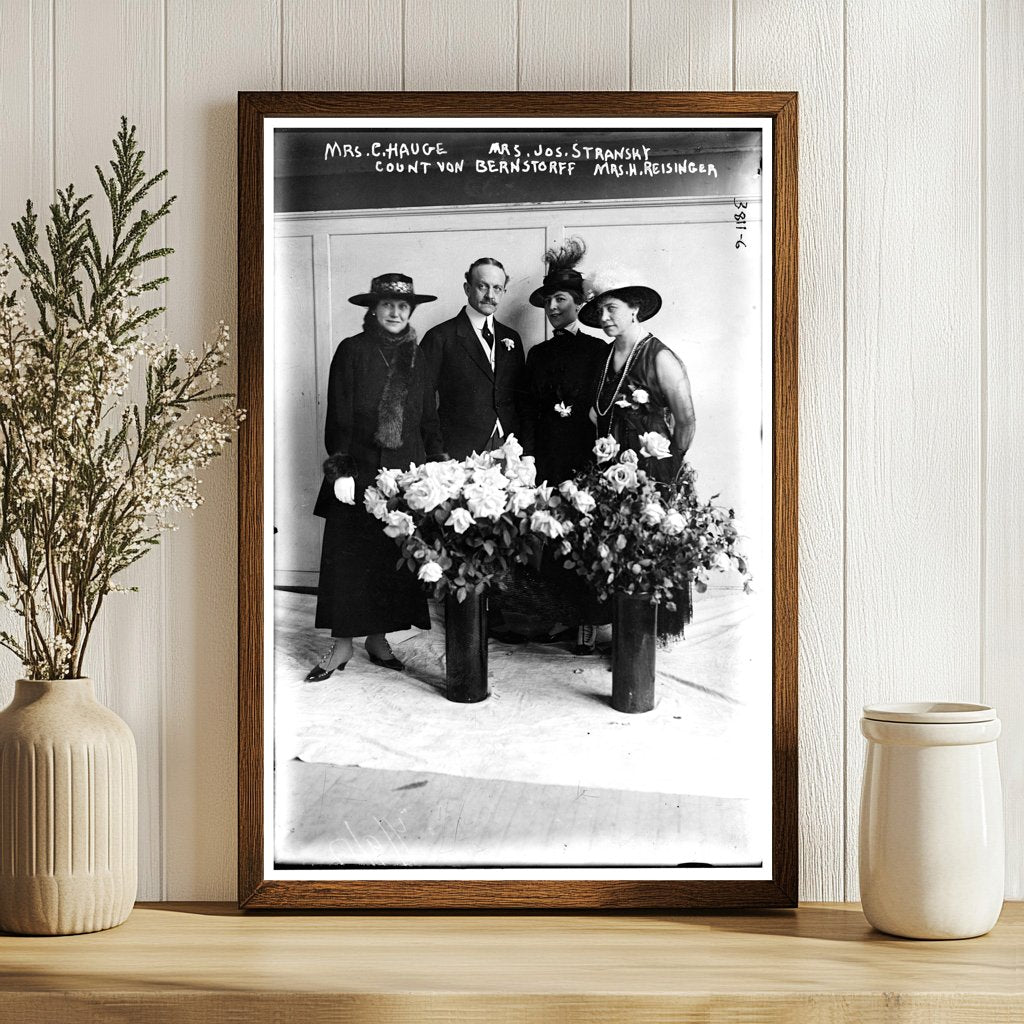 1916 Gathering: Count Von Bernstorff & Notables