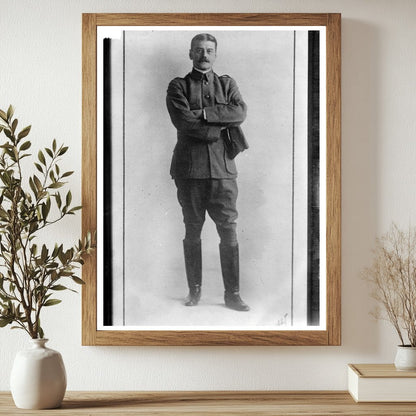 Historic Col. J.C. Erwin Print, Vintage Art