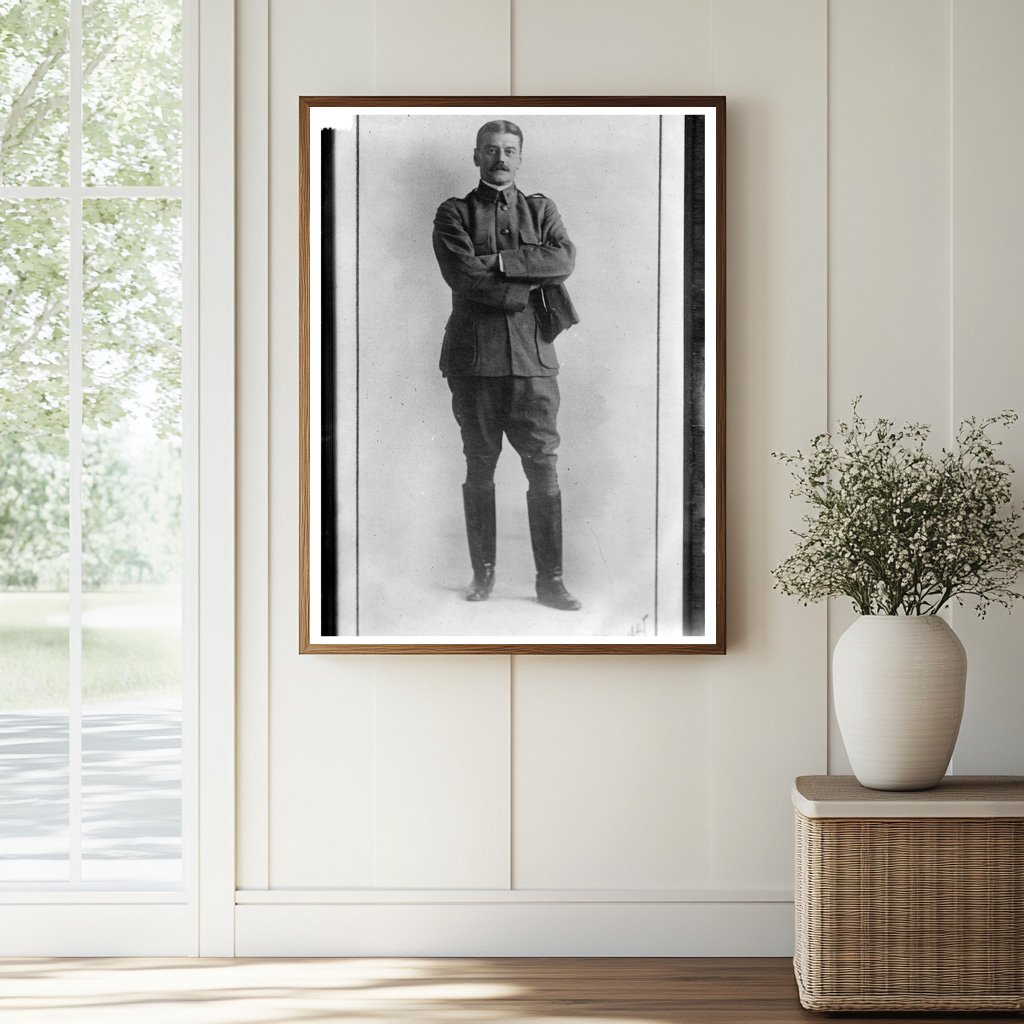 Historic Col. J.C. Erwin Print, Vintage Art