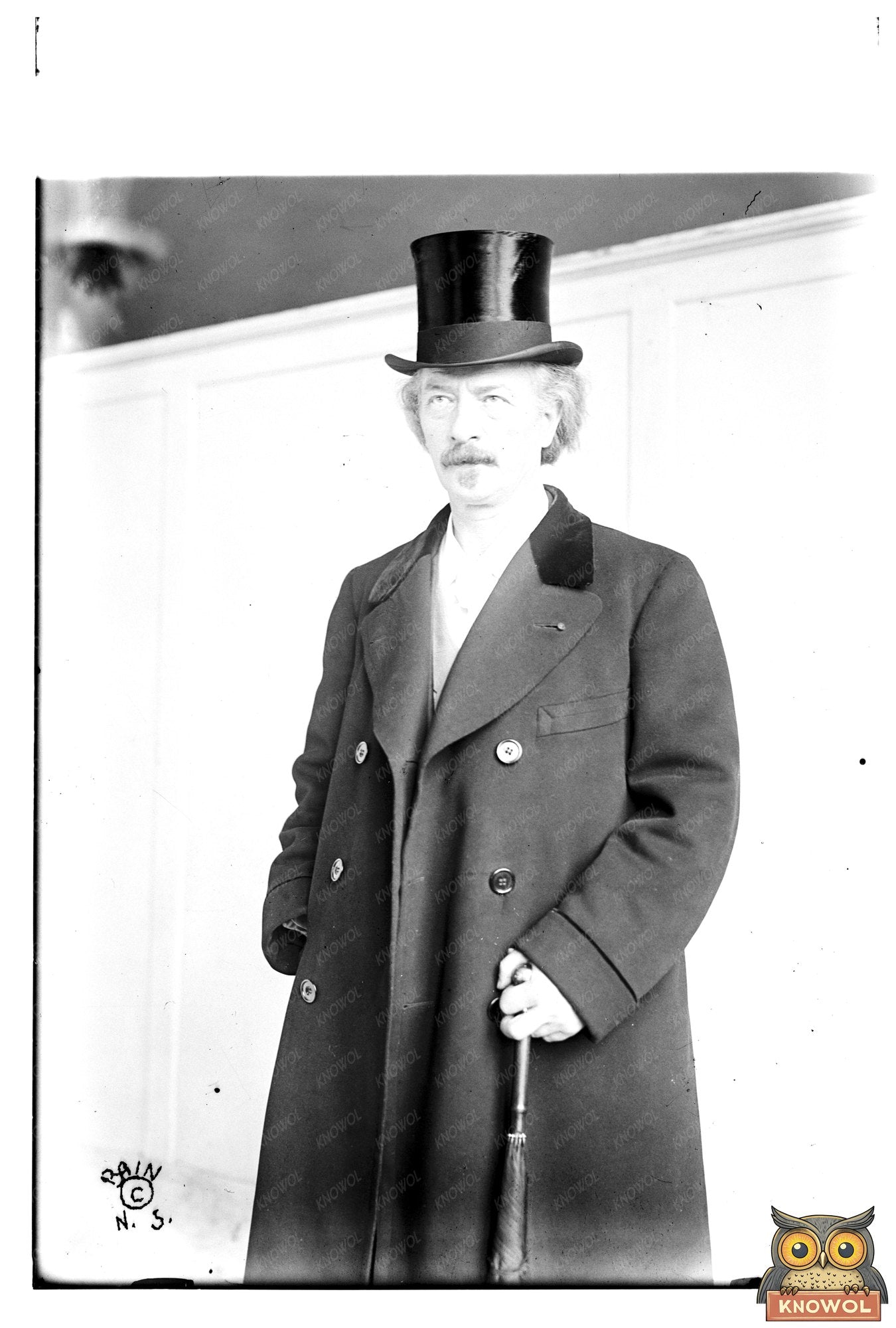 1916 Portrait of Ignacy Jan Paderewski, Iconic Pianist