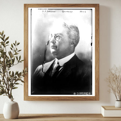 Historic A.P. Gardner Print, Vintage Art