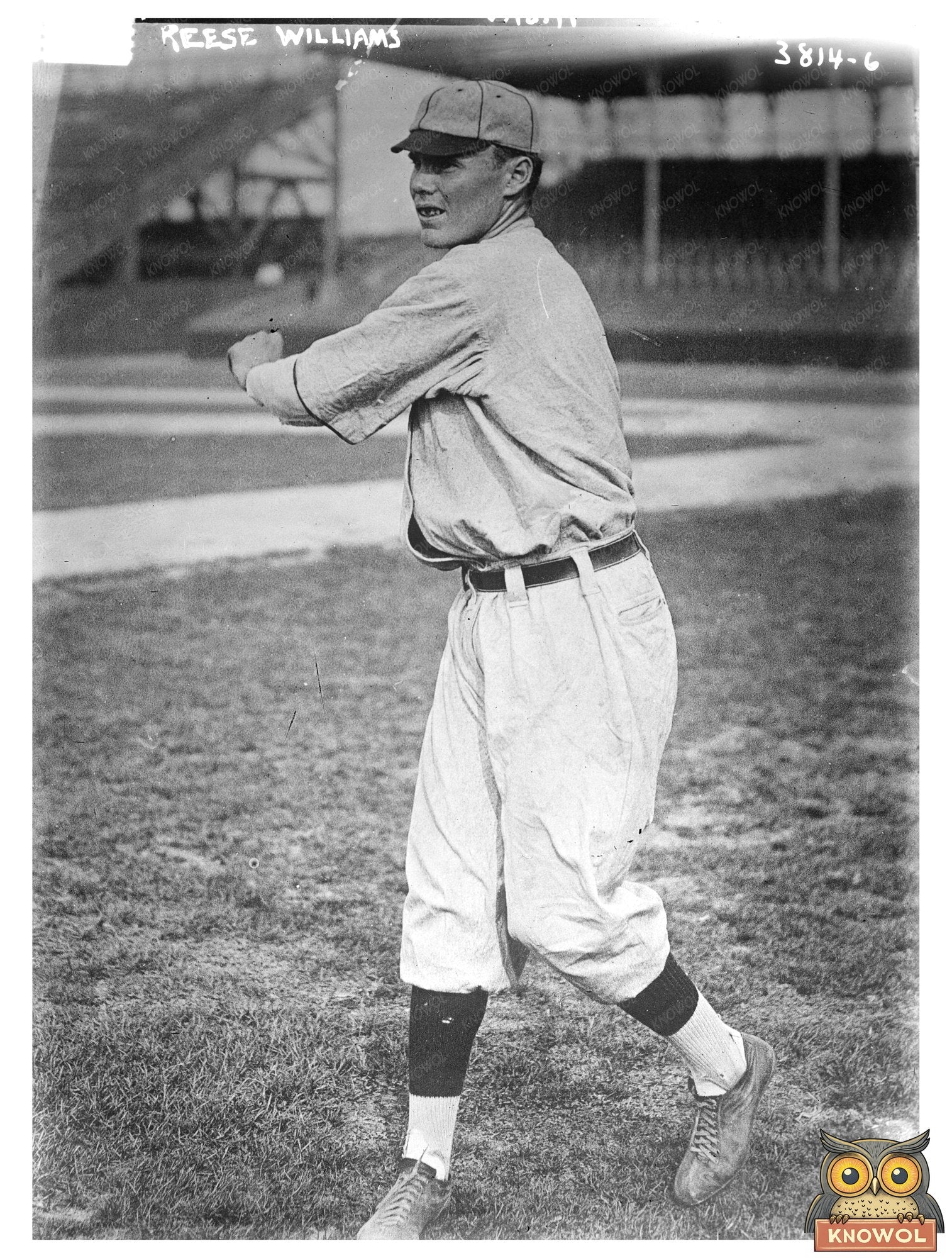 Historic [Rees "Steamboat" Williams, St. Louis NL (baseball)] Print, Vintage Art
