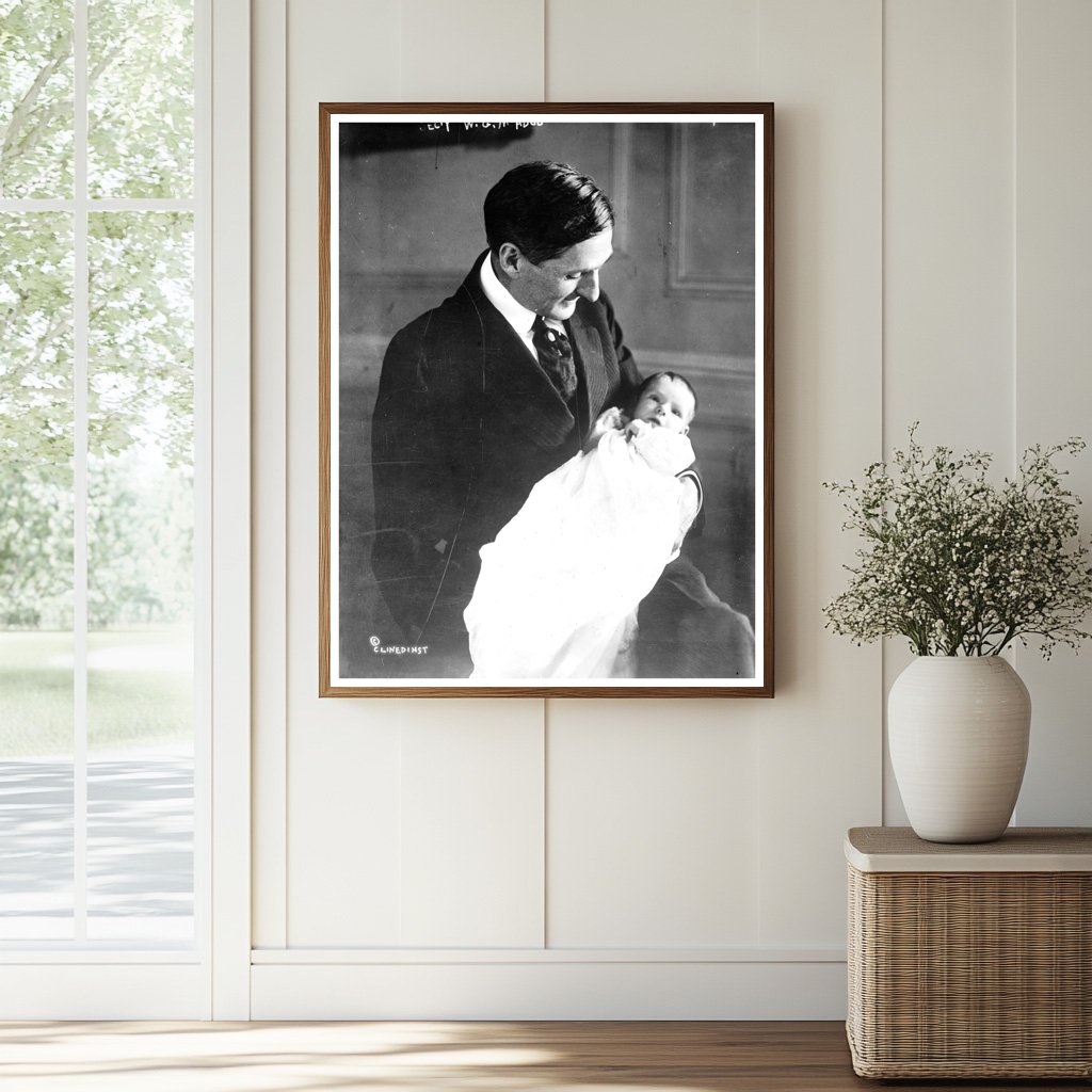 Historic Secy W.G. McAdoo Print, Vintage Art