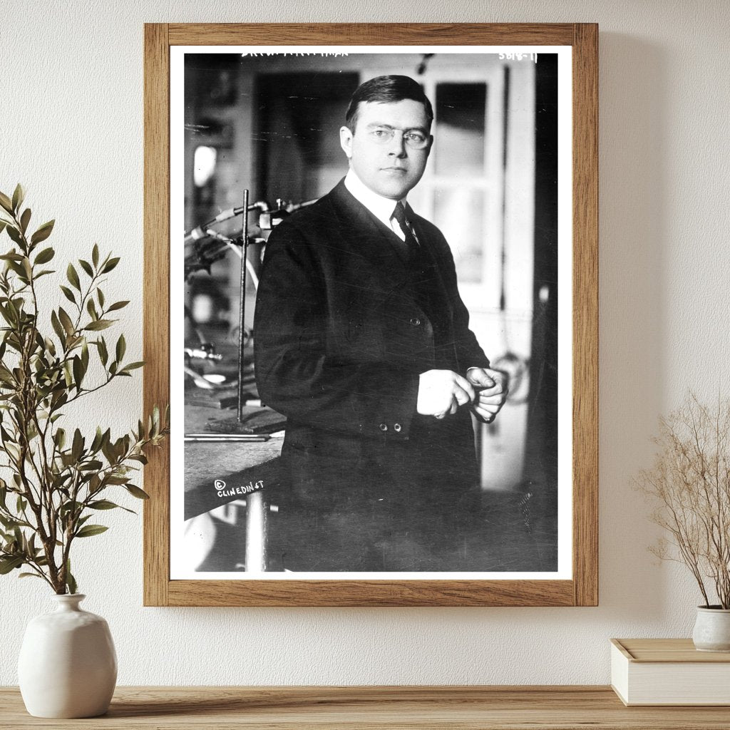 Historic Dr. W.F. Rittman Print, Vintage Art