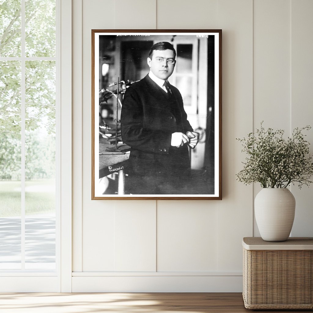 Historic Dr. W.F. Rittman Print, Vintage Art