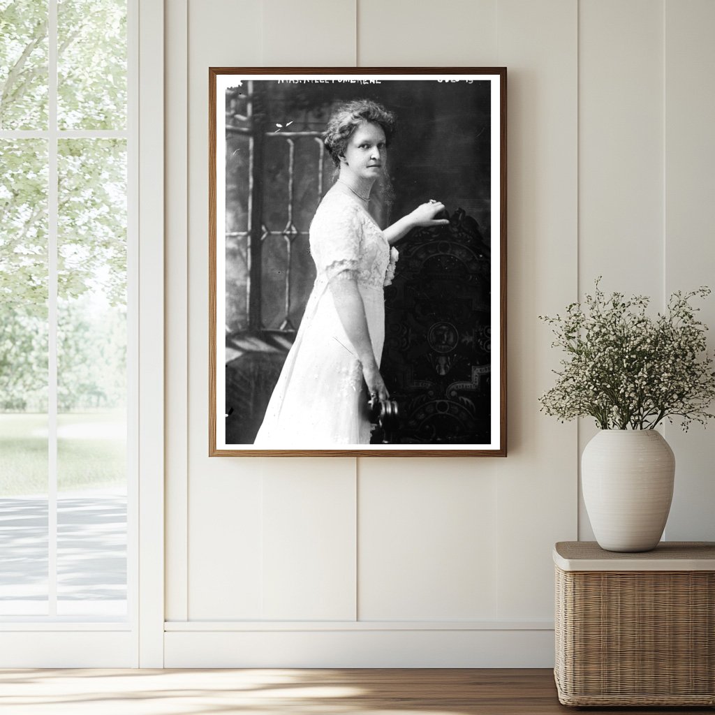Historic Mrs. Atlee Pomerene Print, Vintage Art