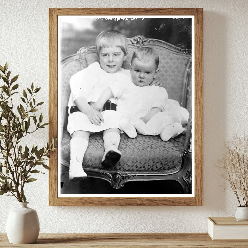 Historic Ethel Barrymore Colt's Print, Vintage Art