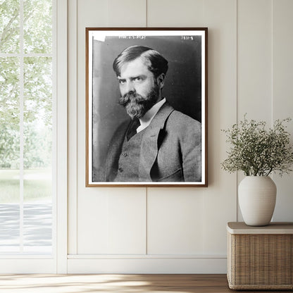 Historic Prof. J.S. Pray Print, Vintage Art