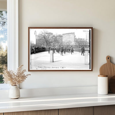 Patriotic Flag Raising Ceremony, May 4, 1916