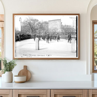 Patriotic Flag Raising Ceremony, May 4, 1916