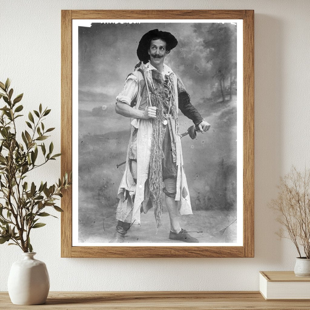 Historic F.R. Benson Print, Vintage Art