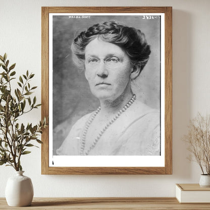 Historic Mrs. H.L. Scott Print, Vintage Art