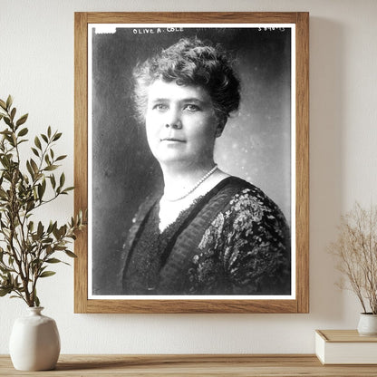 Historic Olive A. Cole Print, Vintage Art