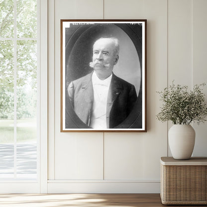 Historic Gen. Felix Agnus Print, Vintage Art