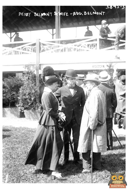 Perry Belmont & Wife: Captured Elegance, 1916