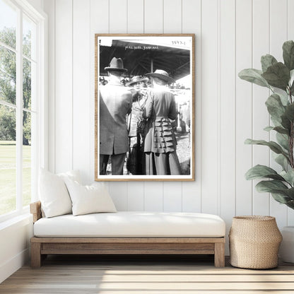 Mrs. Herb Harriman: Vintage 1910s Glass Negative Portrait