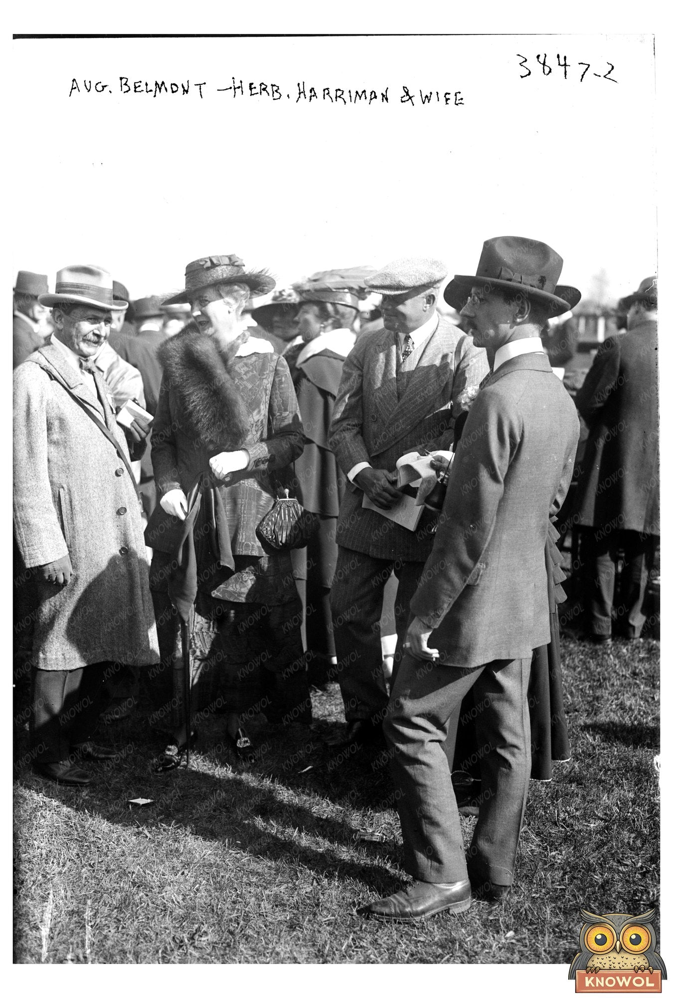 Aug. Belmont & Herb Harriman: A 1915 Society Snapshot