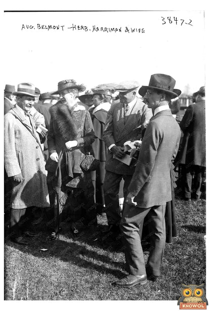 Aug. Belmont & Herb Harriman: A 1915 Society Snapshot