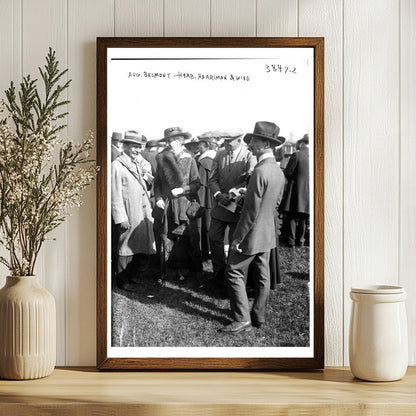 Aug. Belmont & Herb Harriman: A 1915 Society Snapshot