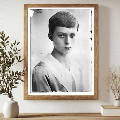 Historic Crown Prince of Belg. [i.e., Belgium] Print, Vintage Art