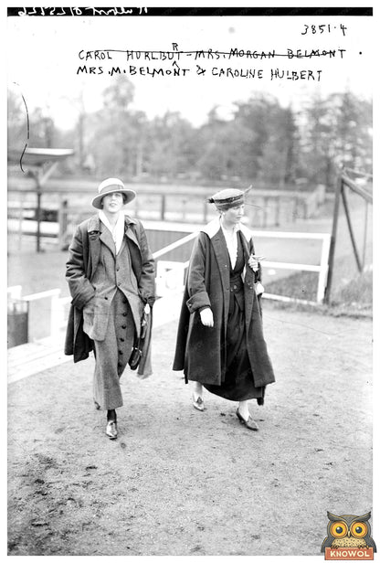 Mrs. M. Belmont & Caroline Hulbert: A 1910s Portrait