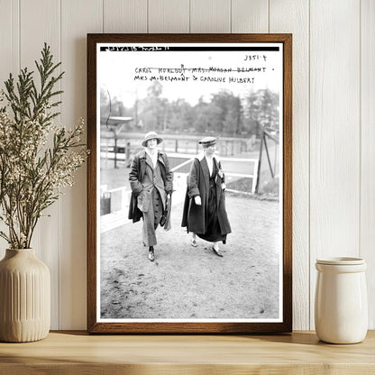 Mrs. M. Belmont & Caroline Hulbert: A 1910s Portrait