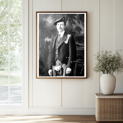 Historic J.C. Lynch Print, Vintage Art
