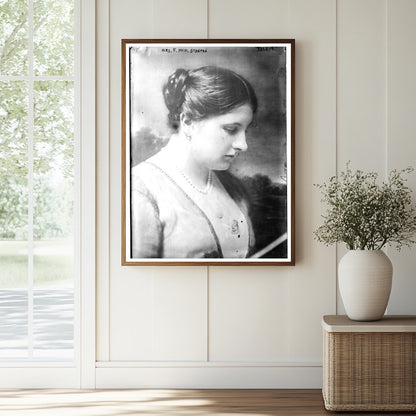 Historic Mrs. F. McM. Stanton Print, Vintage Art