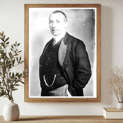 Historic Karl Helfferich Print, Vintage Art