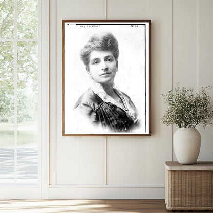 Historic Mrs. C.H. Wright Print, Vintage Art