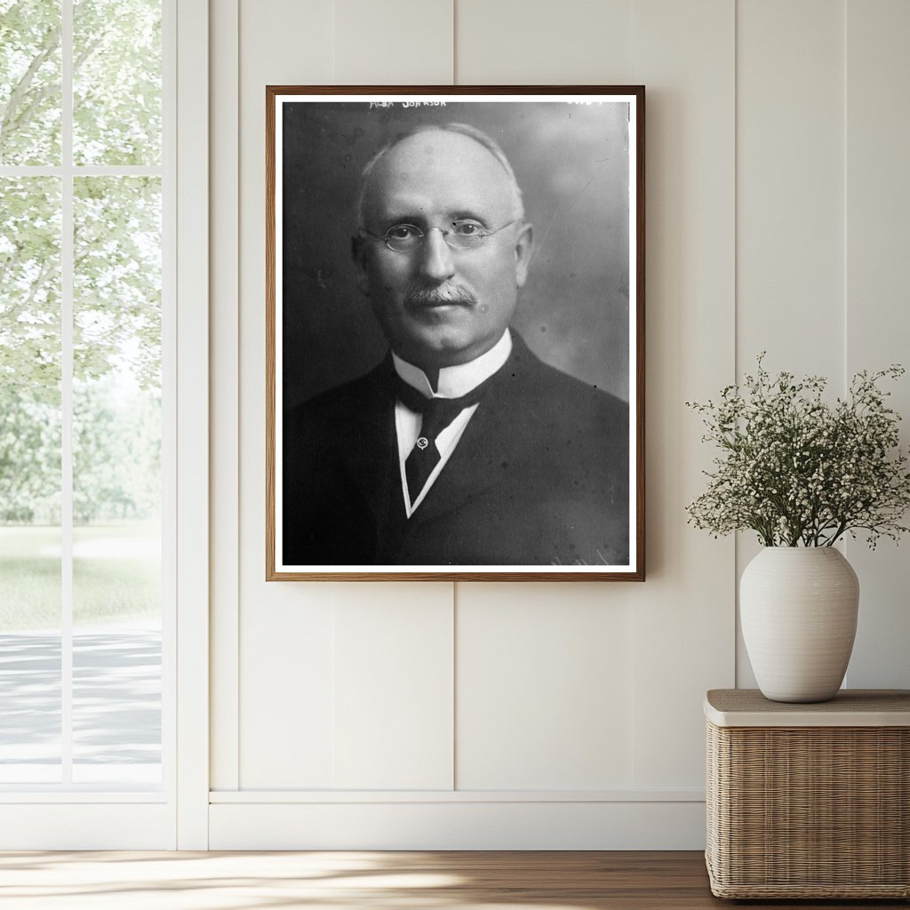 Historic Alba Johnson Print, Vintage Art