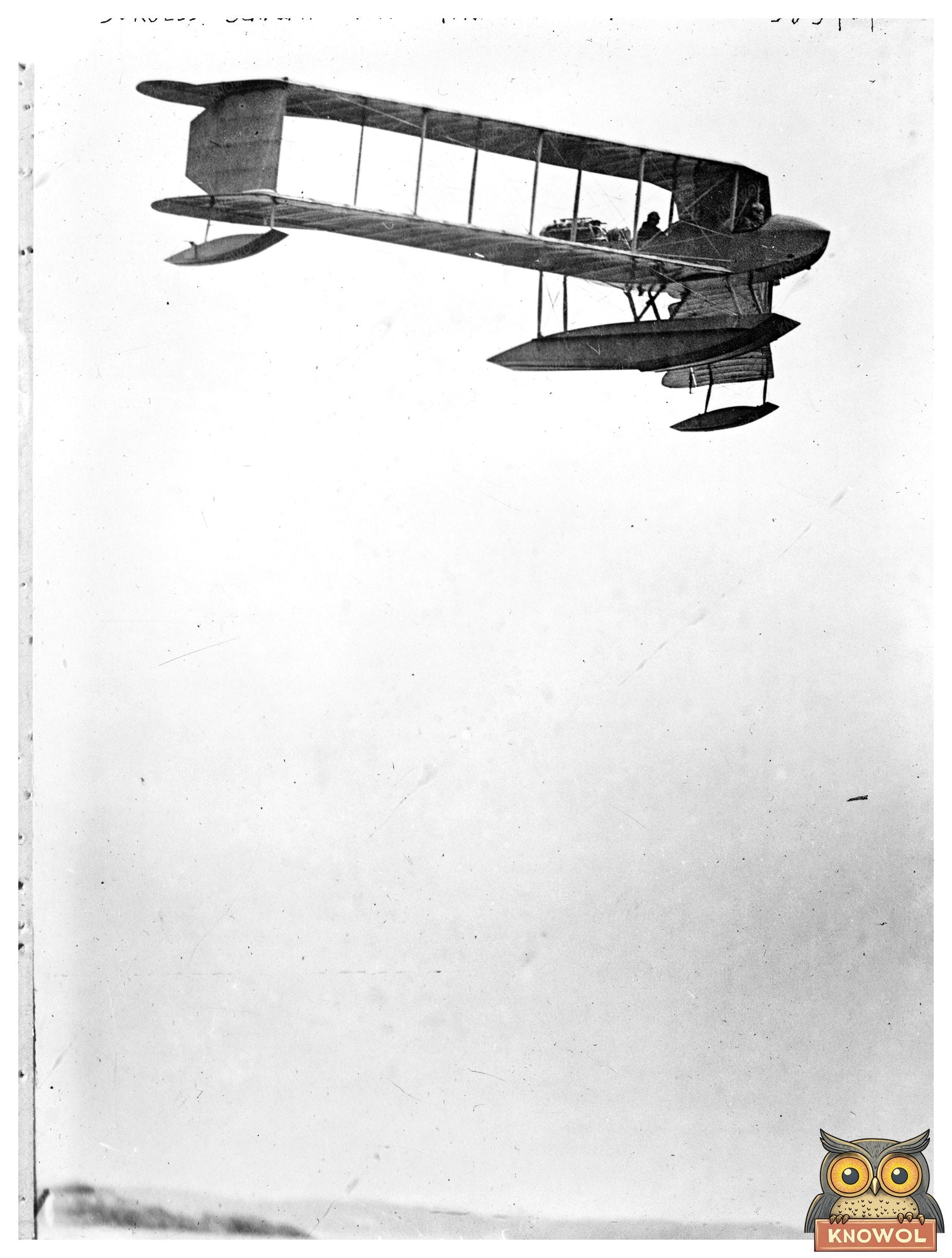 Historic Burgess Seaplane for N.Y. Naval Militia Print, Vintage Art