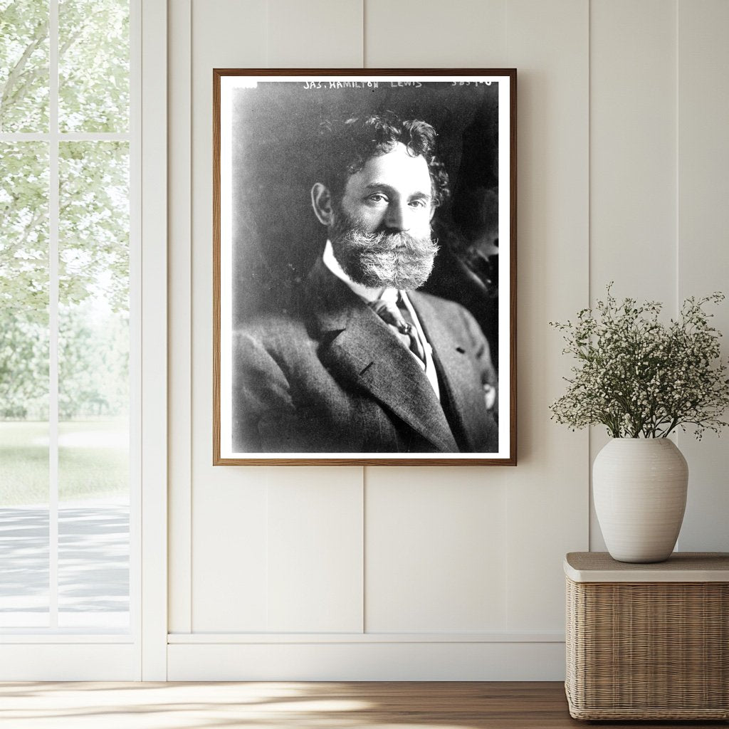 Historic Jas. Hamilton Lewis Print, Vintage Art