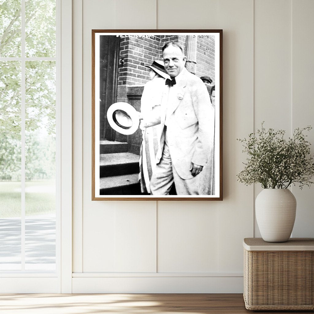 Historic Billy Sunday Print, Vintage Art