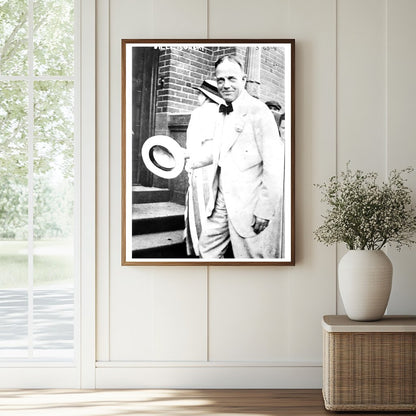 Historic Billy Sunday Print, Vintage Art