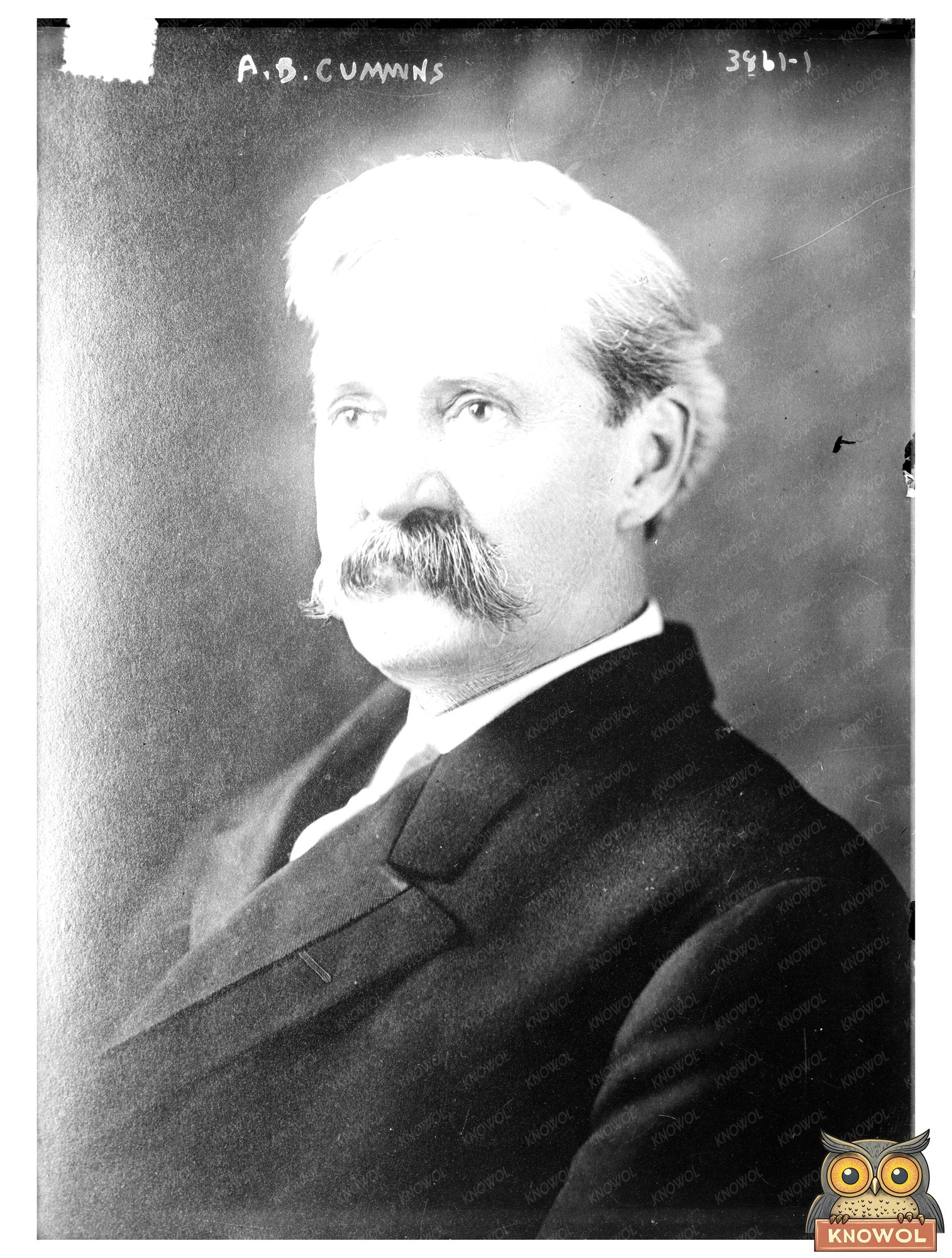 Historic A.B. Cummins Print, Vintage Art