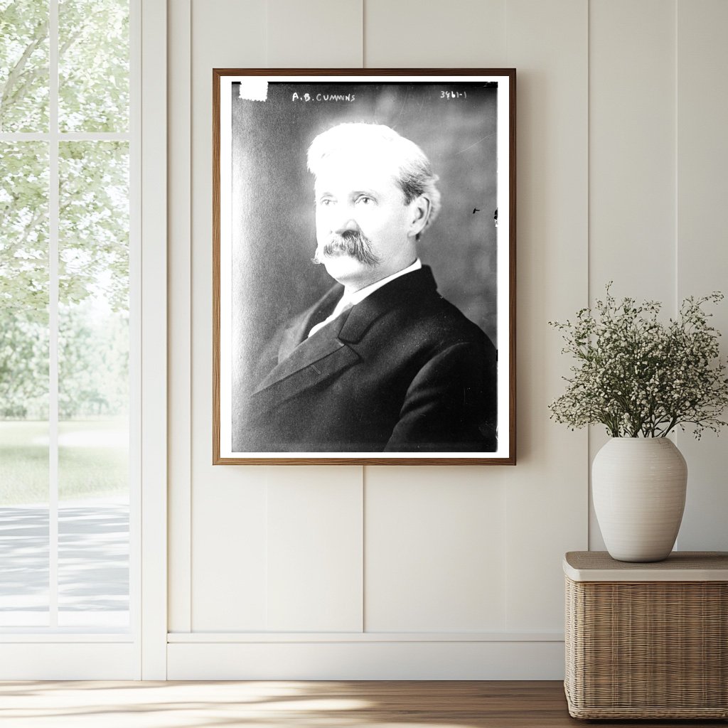 Historic A.B. Cummins Print, Vintage Art