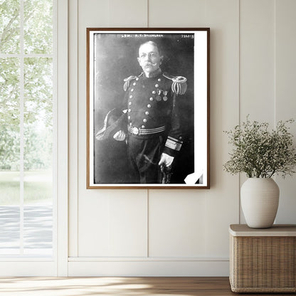 Historic Adm. A.C. Dillingham Print, Vintage Art