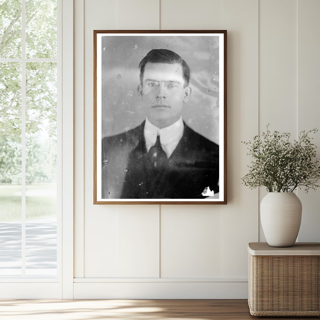 Historic C.E. Hughes Jr. Print, Vintage Art