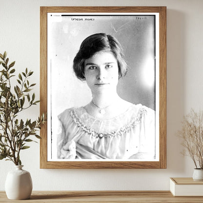 Historic Catherine Hughes Print, Vintage Art