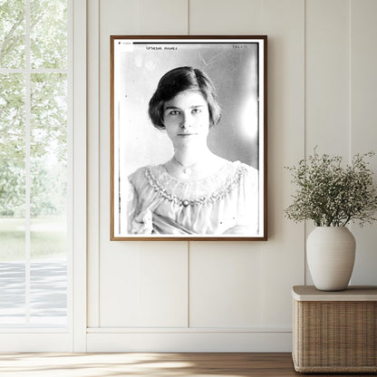 Historic Catherine Hughes Print, Vintage Art