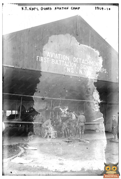 Early 20th Century N.Y. National Guard Aviation Camp