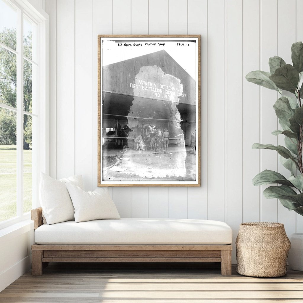 Early 20th Century N.Y. National Guard Aviation Camp