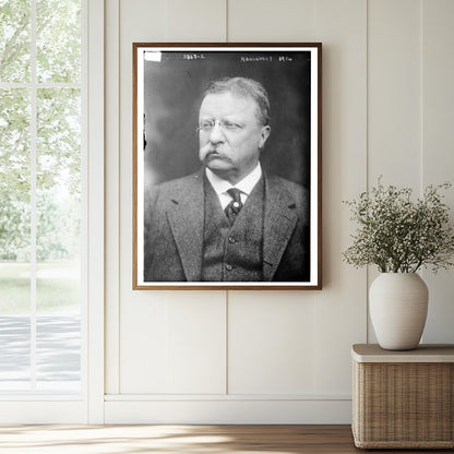 Historic Roosevelt [i.e., Theodore Roosevelt] Print, Vintage Art