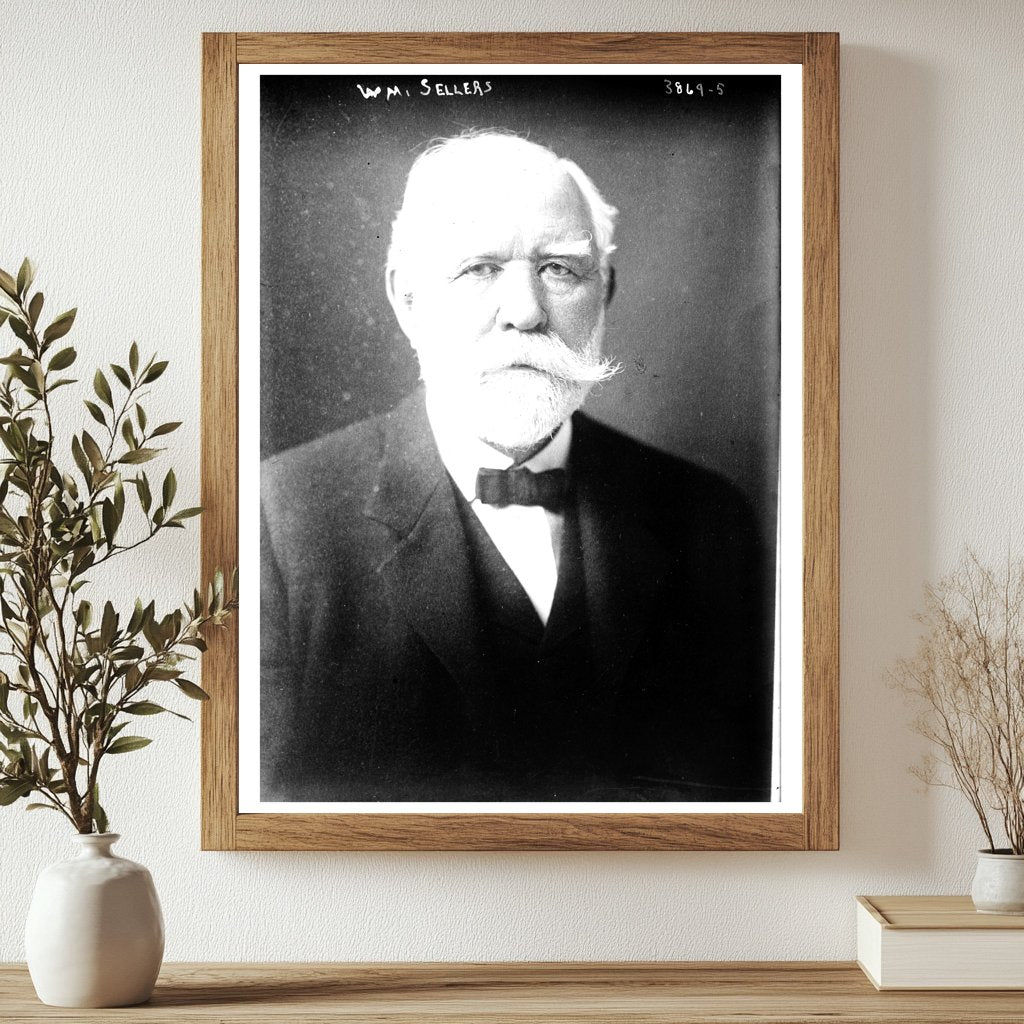 Historic Wm. Sellers Print, Vintage Art