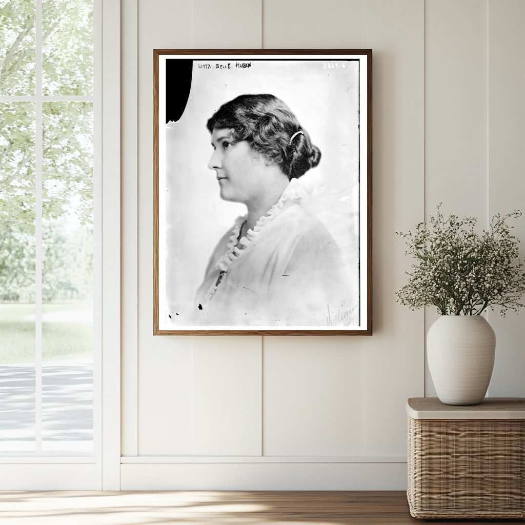 Historic Litta Belle Hibben Print, Vintage Art