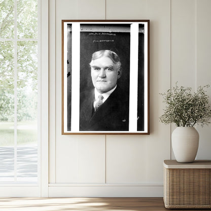 Historic Gov. M.G. Brumbaugh Print, Vintage Art
