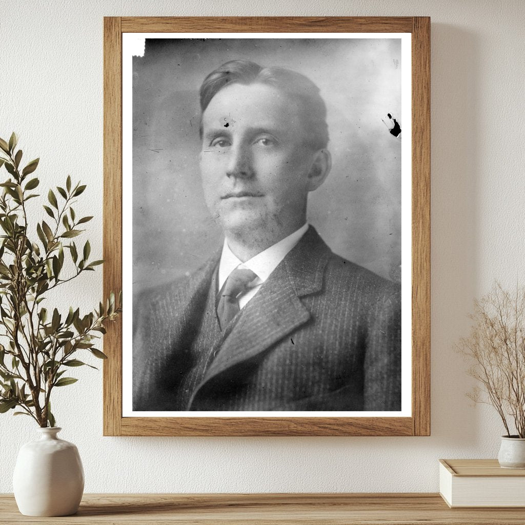 Historic N.E. Kendall Print, Vintage Art